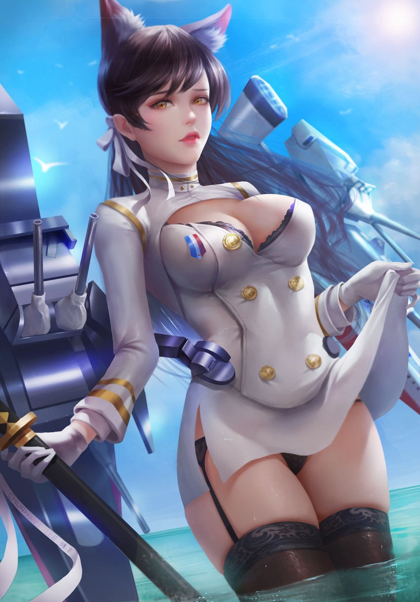 atago (azur lane) drawn by chunhwei_lee