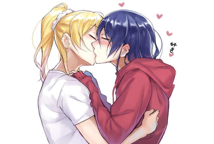 sonoda umi and ayase eli (love live! and 1 more) drawn by kzhu