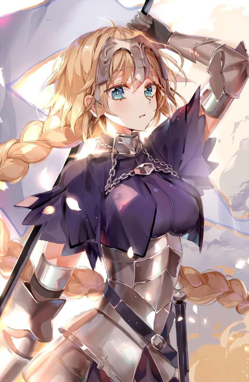 jeanne d'arc (fate and 1 more) drawn by b_rock