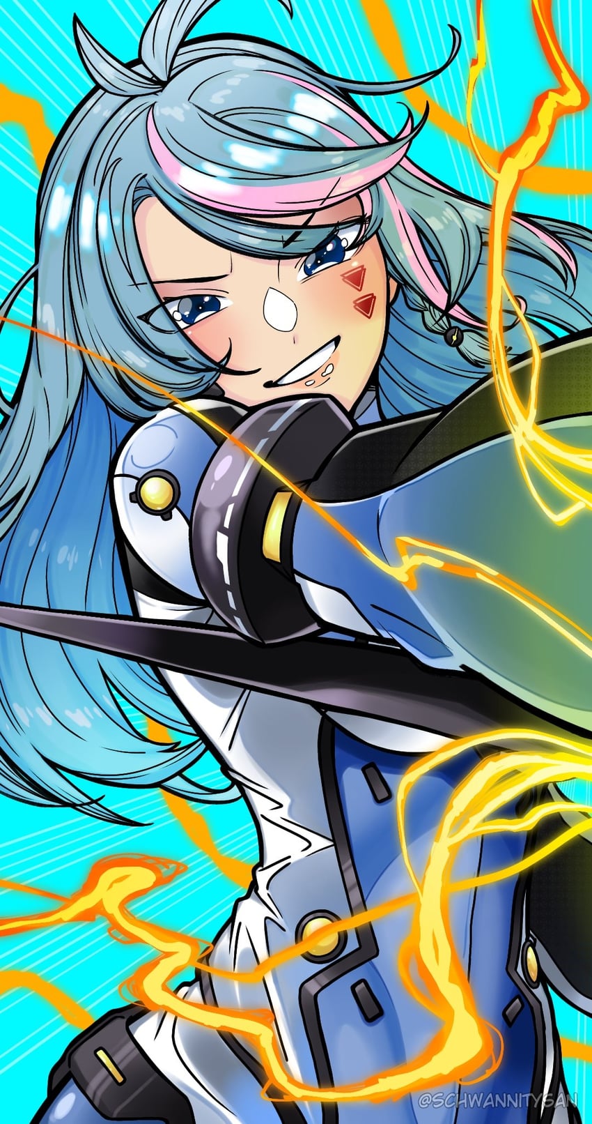 azura cecillia (nijisanji and 1 more) drawn by schwannitysan