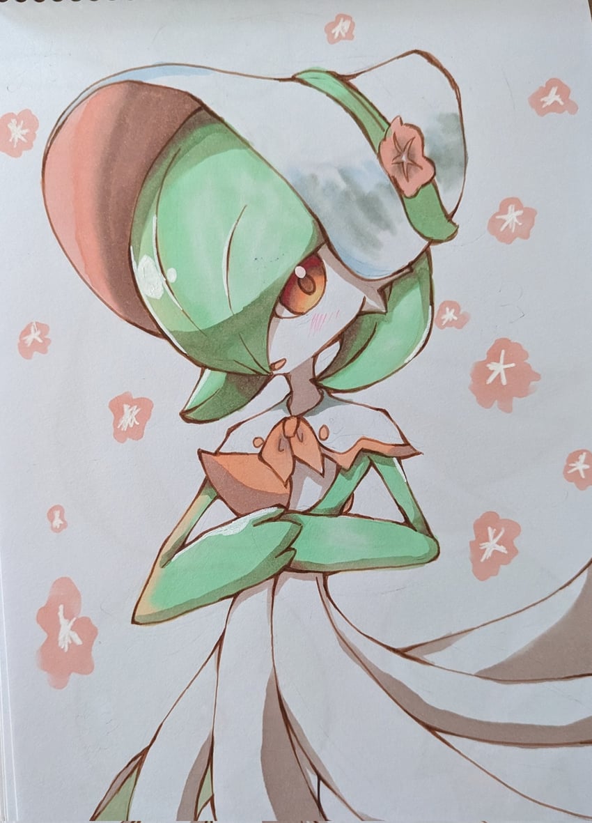 gardevoir (pokemon and 1 more) drawn by mikumoo_08