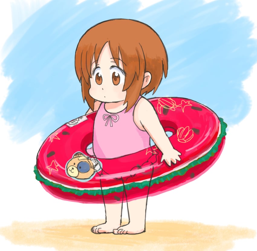 nishizumi miho and boko (girls und panzer) drawn by mutsu_(layergreen)