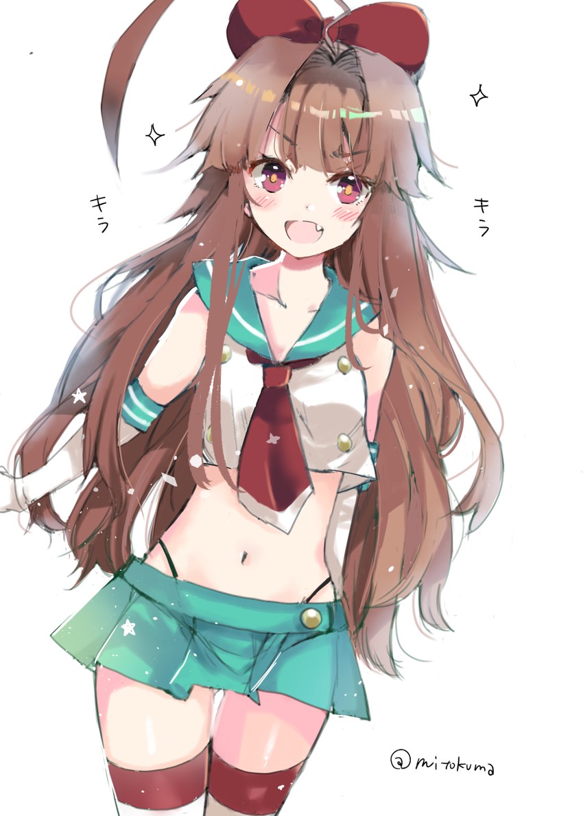 shimakaze and kuma (kantai collection) drawn by mito_(go!go!king!)
