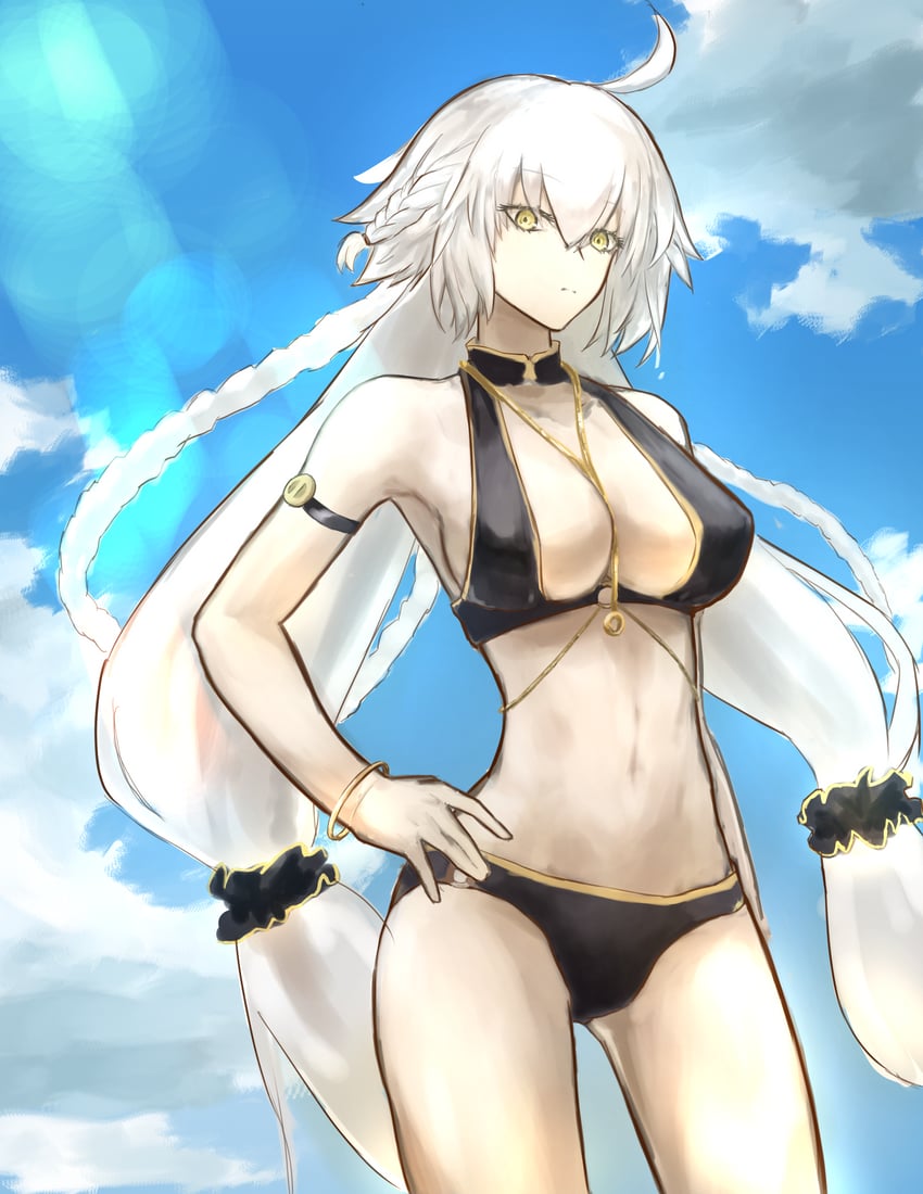 jeanne d'arc alter (fate and 1 more) drawn by fujigaya_seizo