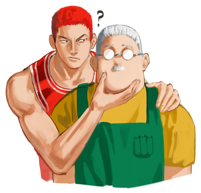 sakuragi hanamichi and sakamoto taro (slam dunk and 1 more) drawn by ndsoda