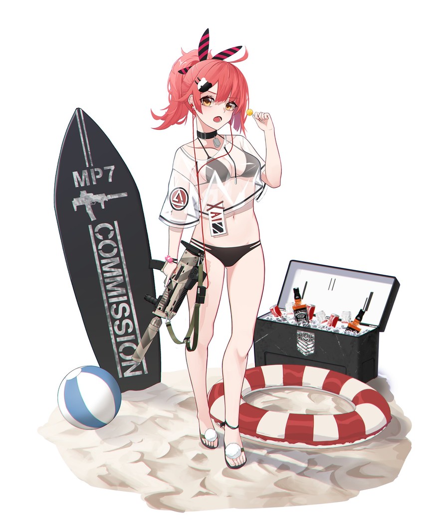 mp7 (girls' frontline and 1 more) drawn by kasasasagi