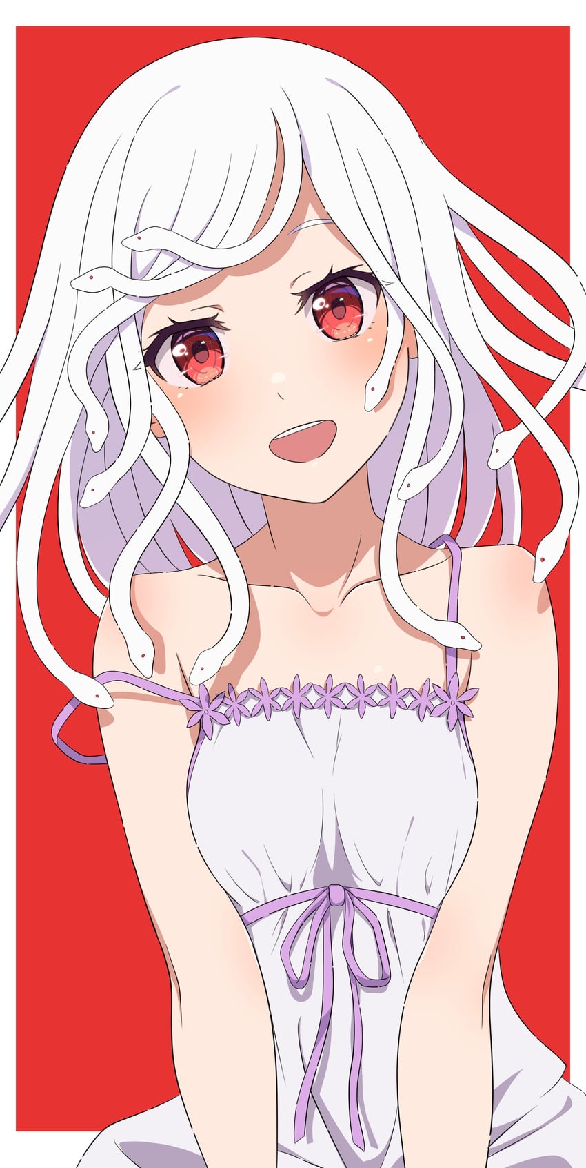 sengoku nadeko and god nadeko (monogatari) drawn by na-suke
