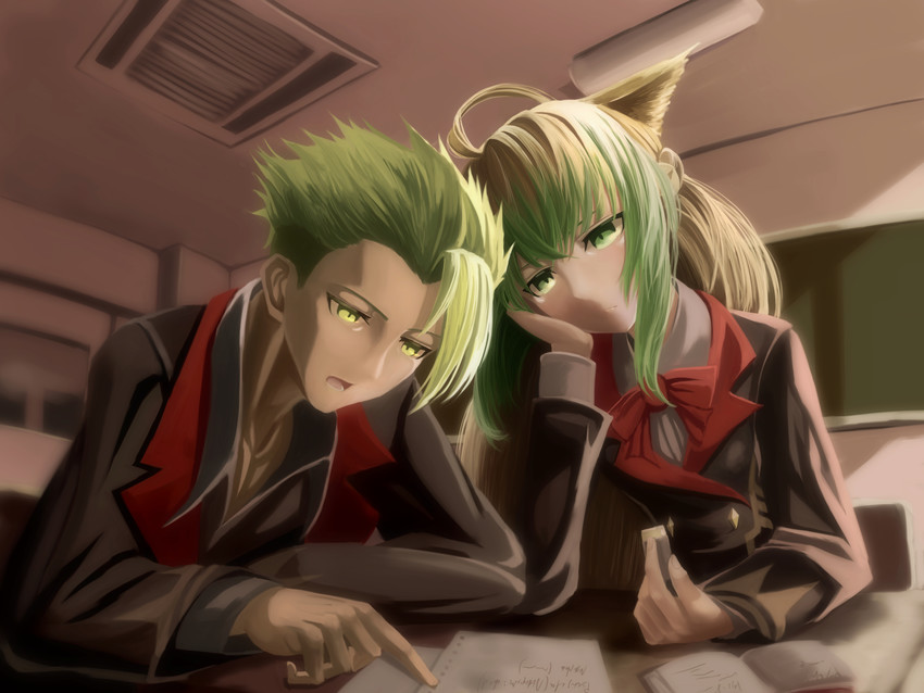 atalanta and achilles (fate and 1 more) drawn by mukade_(siieregannsu)
