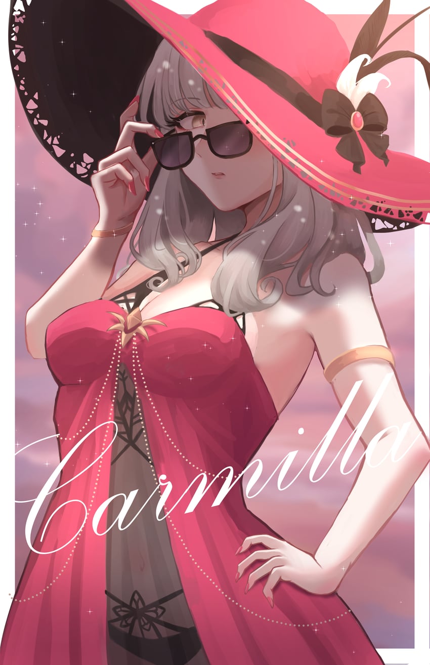 carmilla (fate and 1 more) drawn by maka_(user_rryf2748)