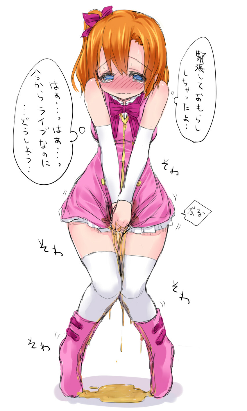 kosaka honoka (love live! and 1 more) drawn by bulbonne