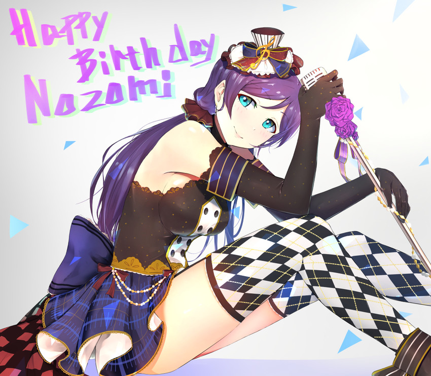 tojo nozomi (love live! and 2 more) drawn by marshall_(wahooo)