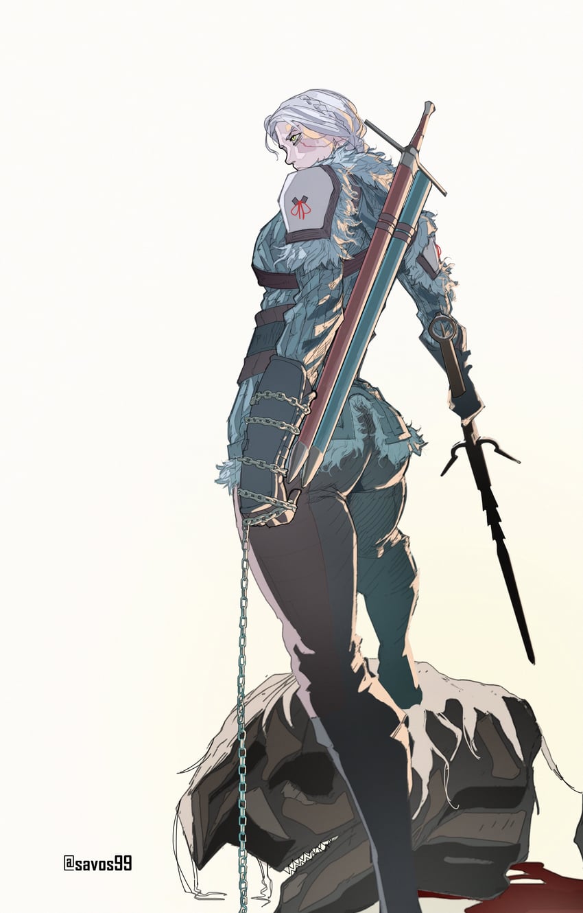 ciri (the witcher and 1 more) drawn by savos99
