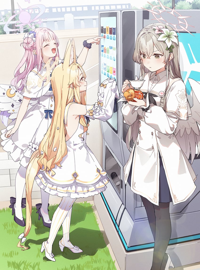 mika, seia, and nagisa (blue archive) drawn by yukie_(kusaka_shi)