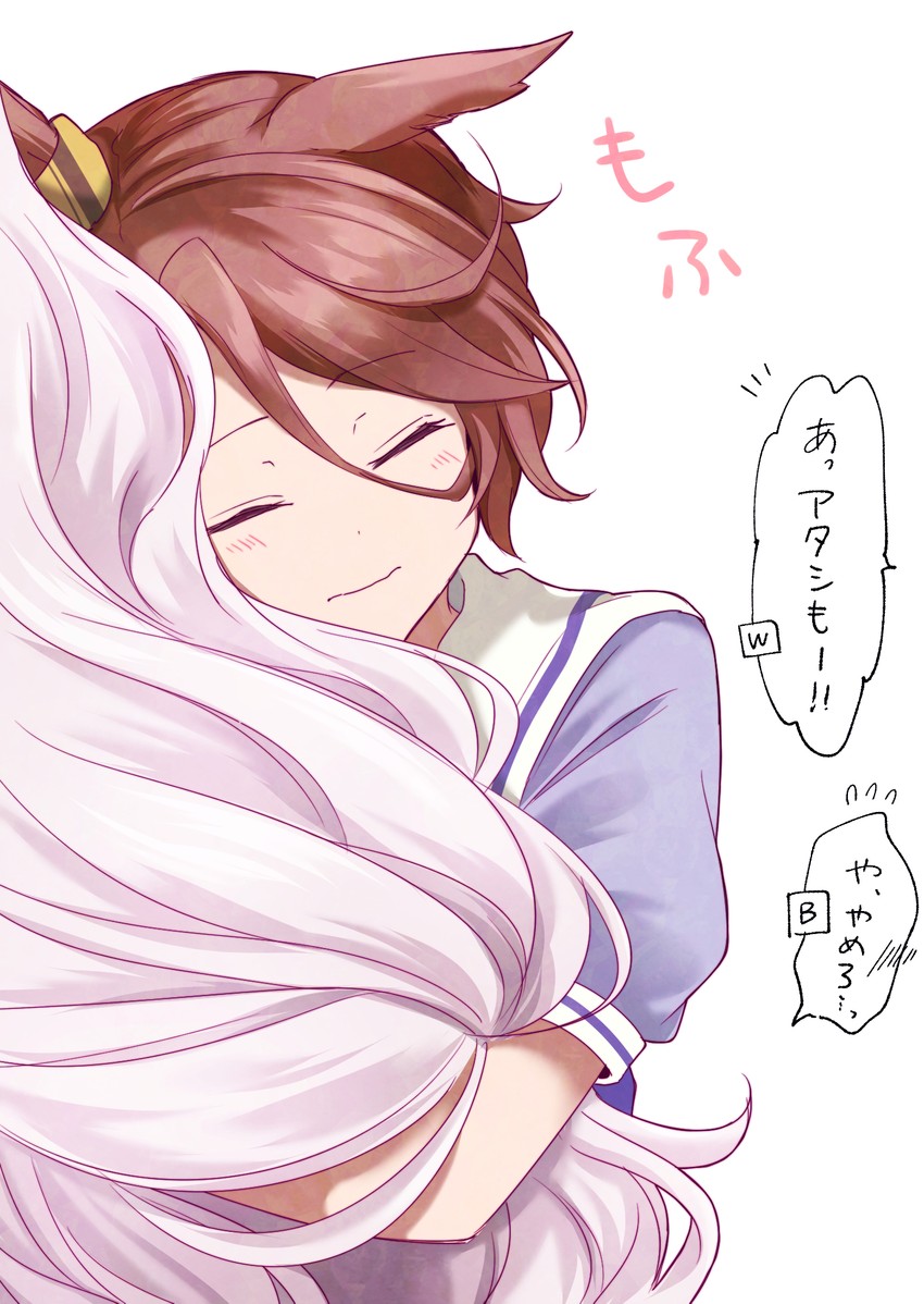 narita taishin and biwa hayahide (umamusume) drawn by ayame_iro_(toumei_dolce)