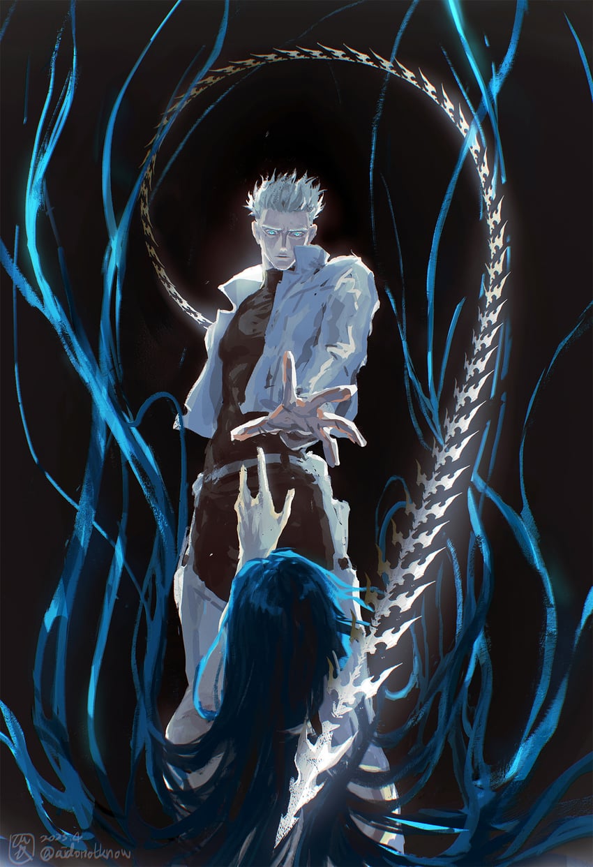 millions knives and legato bluesummers (trigun and 1 more) drawn by aidonotknow