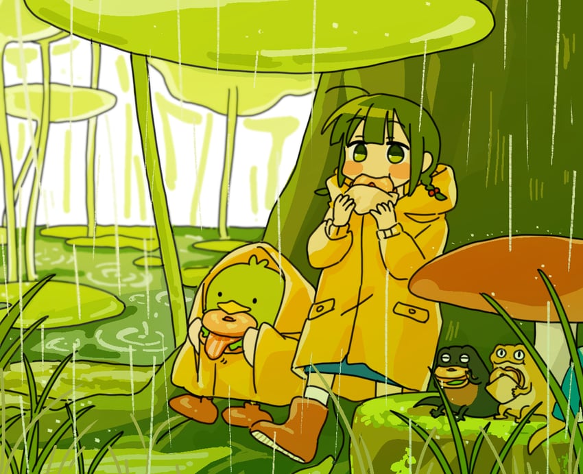 fuu and guu (original) drawn by ozu_(oz_yarimasu)