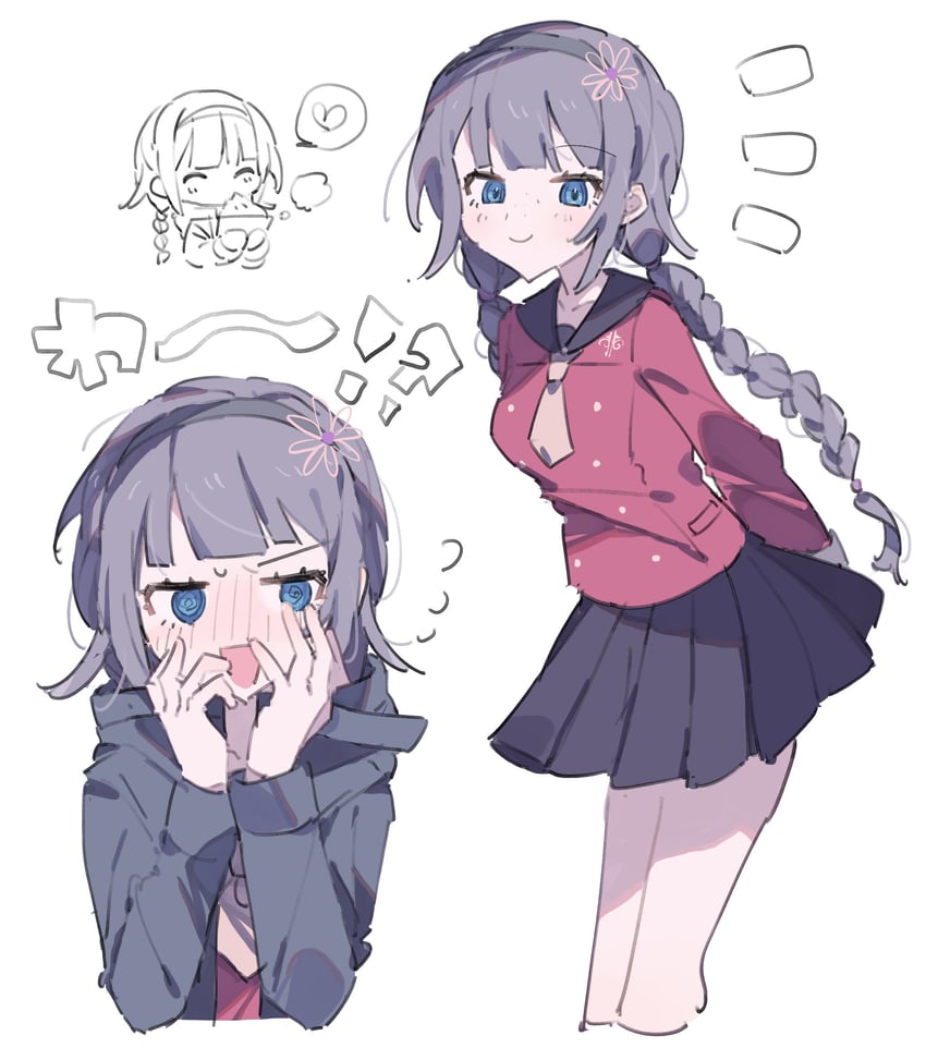kurumi wendy (master detective archives: rain code) drawn by hwr33m