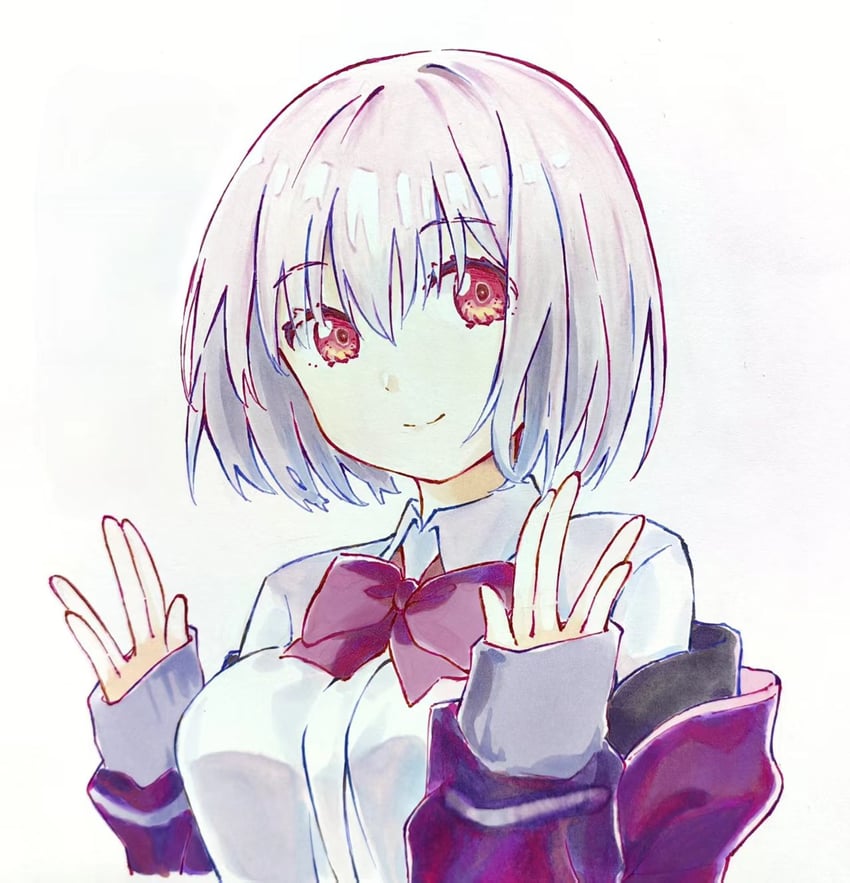 shinjou akane (gridman universe and 1 more) drawn by yoshimori_saki