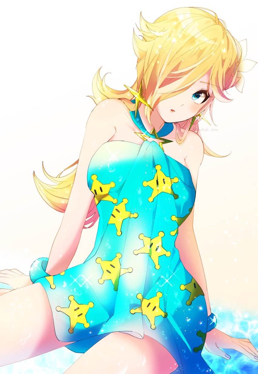 rosalina (mario and 2 more) drawn by indisk_irio