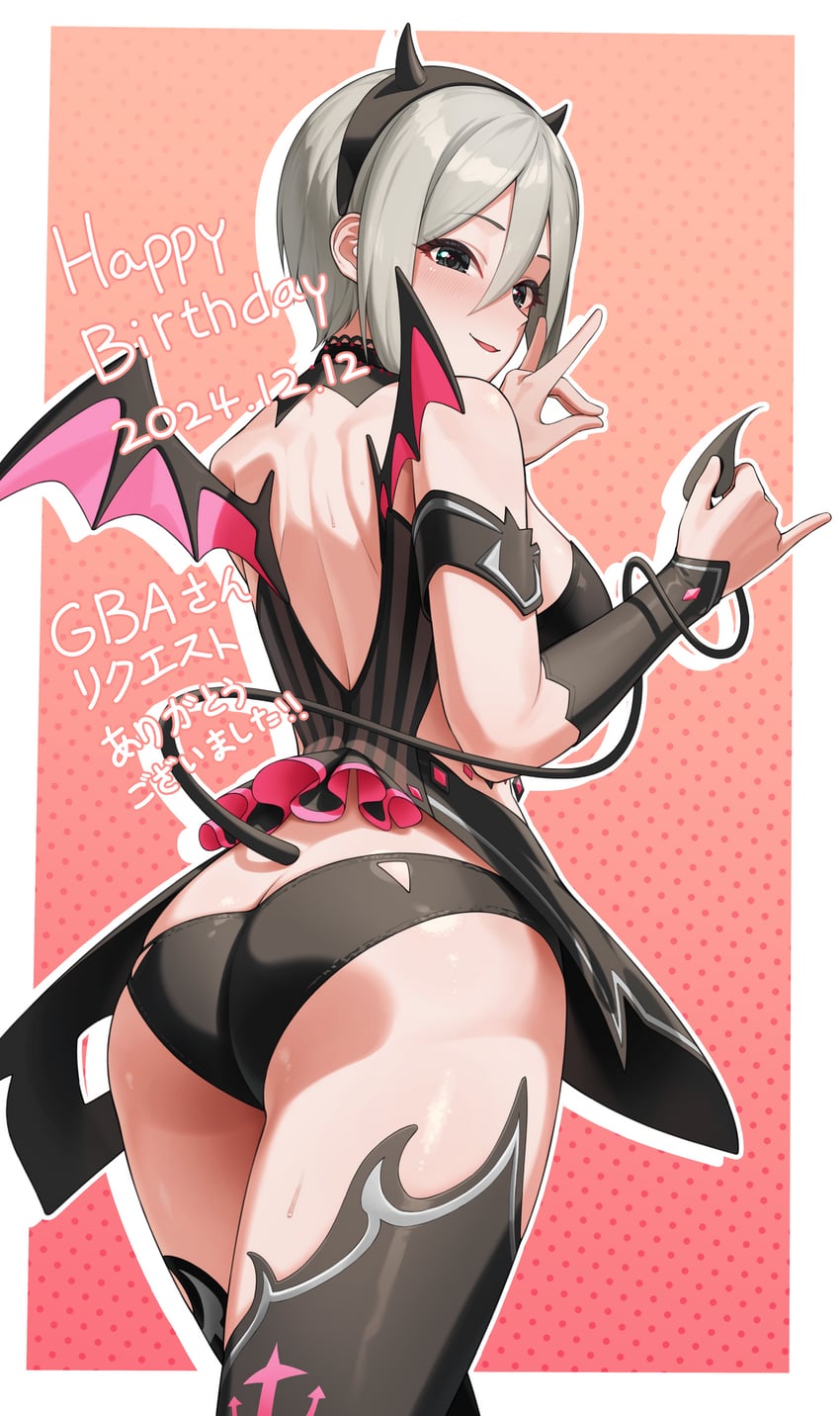 shiomi syuko (idolmaster and 2 more) drawn by hear_(kpmf4732)