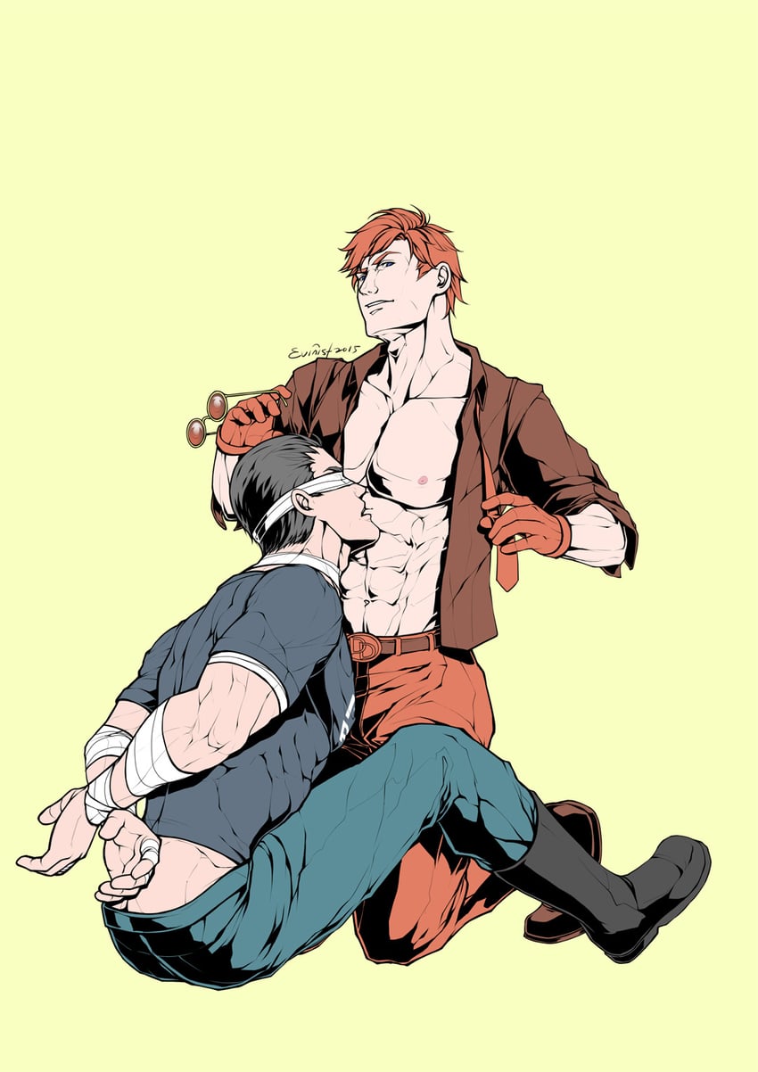 the punisher and matt murdock (marvel and 1 more) drawn by evinist