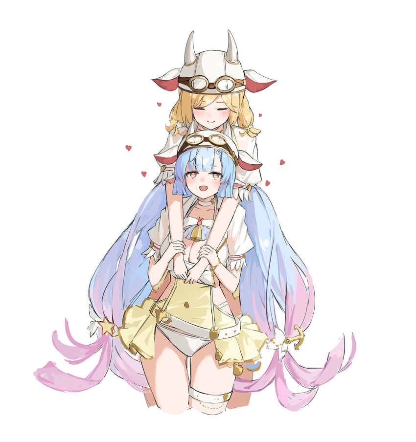 djeeta and catura (granblue fantasy) drawn by shiro_wa_(shiroshironix)