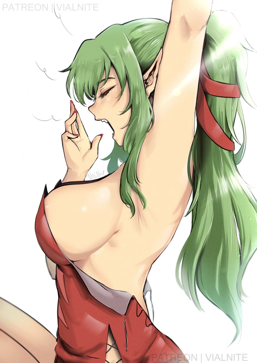 tiki (fire emblem and 2 more) drawn by vialnite