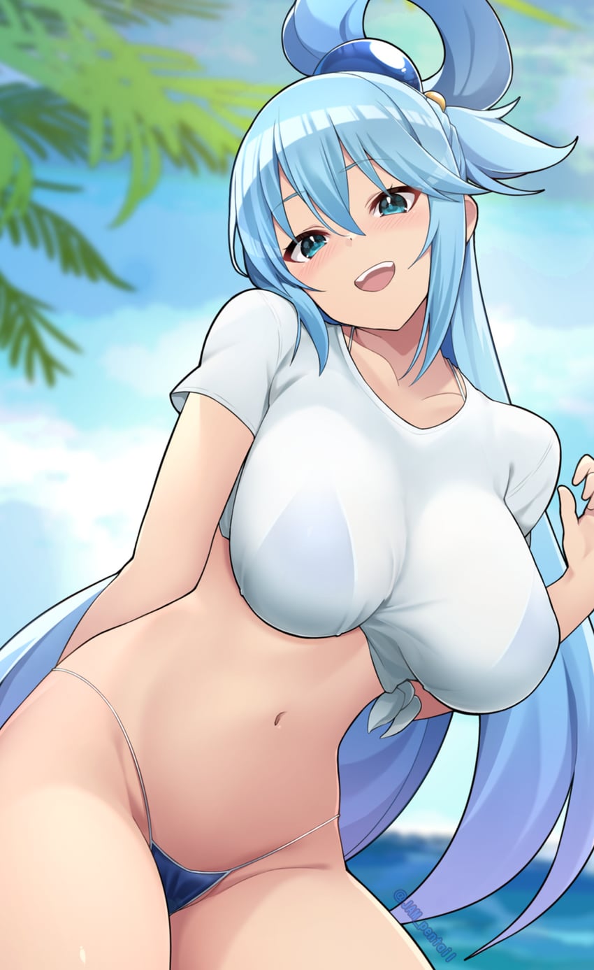aqua (kono subarashii sekai ni shukufuku wo!) drawn by jampen