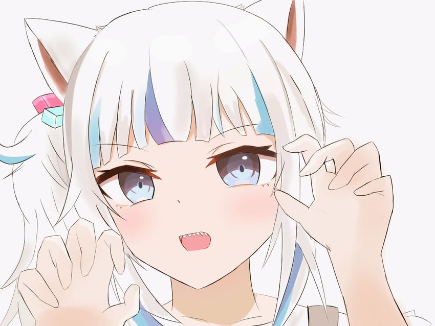 gawr gura (hololive and 1 more) drawn by user_ngfd7877