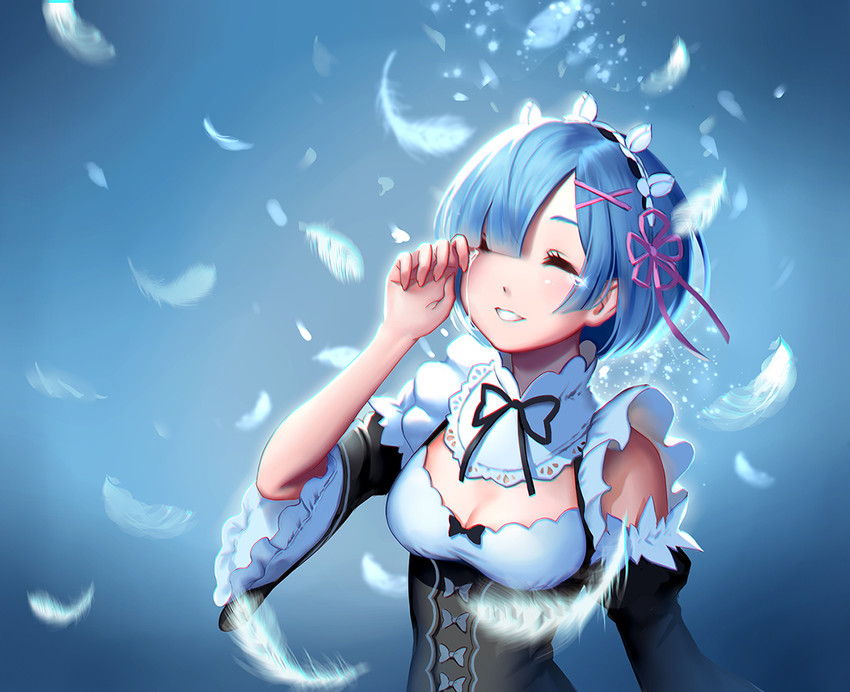 rem (re:zero kara hajimeru isekai seikatsu) drawn by yin.