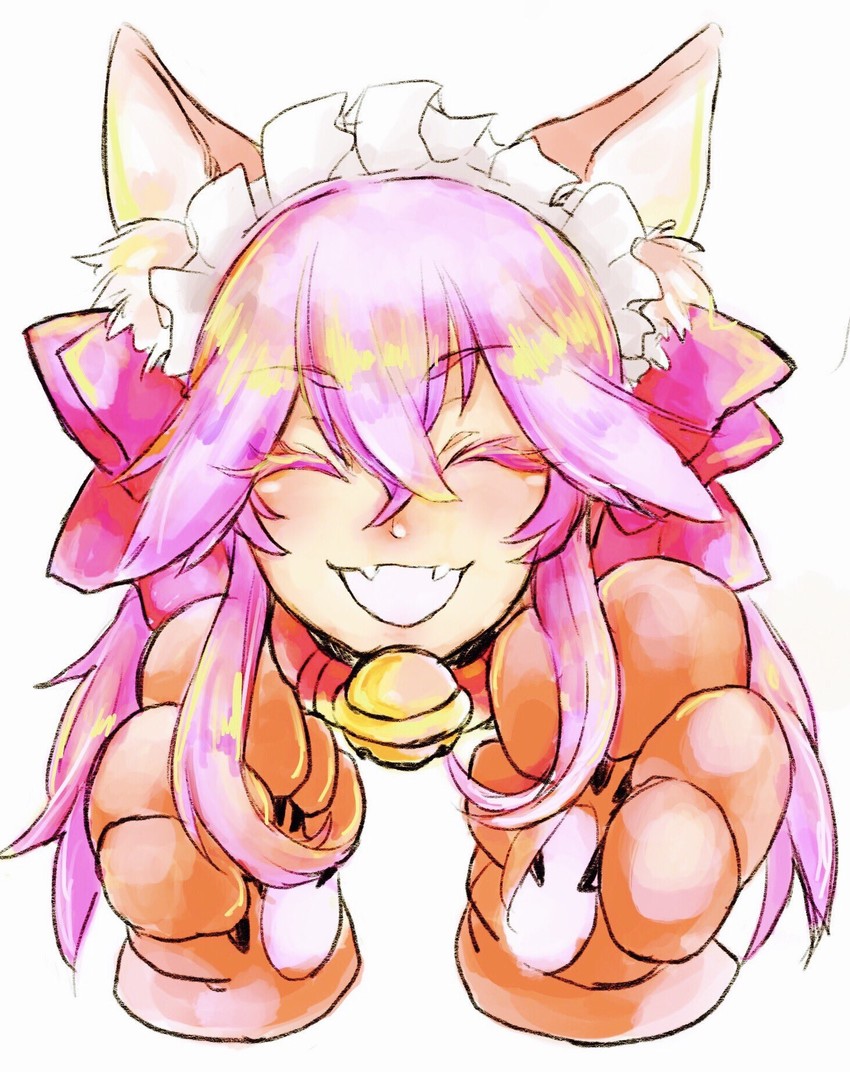 tamamo and tamamo cat (fate and 1 more) drawn by hako_(sayonarausotuki)