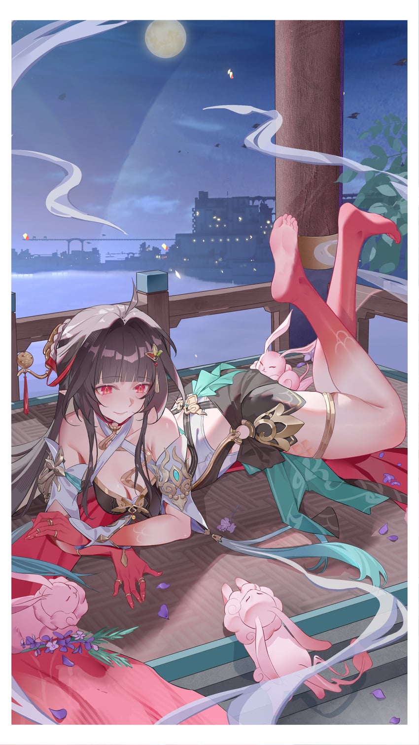 lingsha and fuyuan (honkai and 1 more) drawn by comet-c