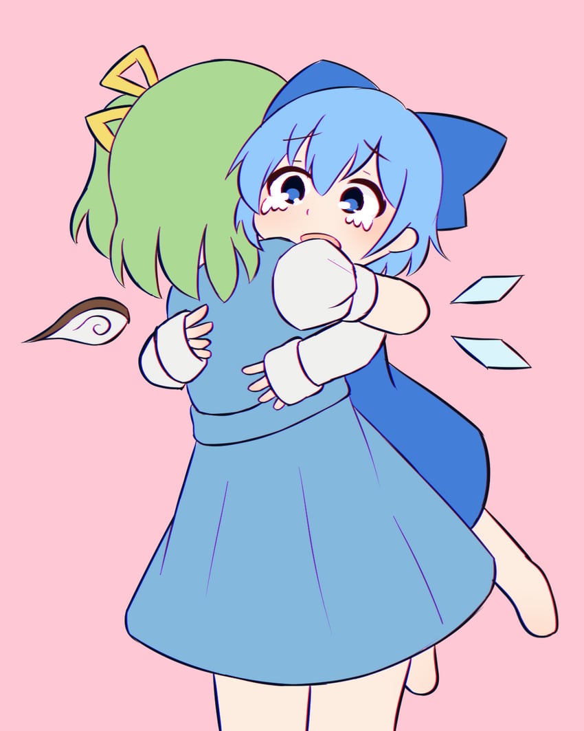 cirno and daiyousei (touhou and 2 more) drawn by ferdy's_lab