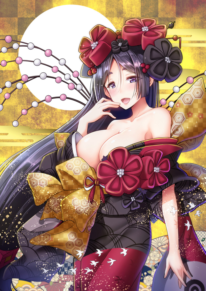 minamoto no raikou and katsushika hokusai (fate and 1 more) drawn by youshuu