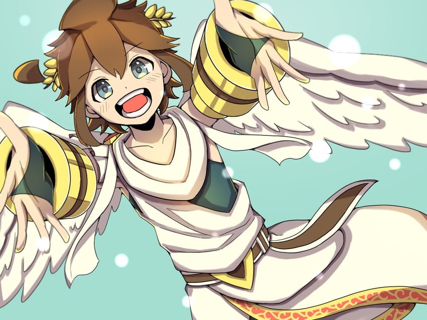 pit (kid icarus and 1 more) drawn by waffuum