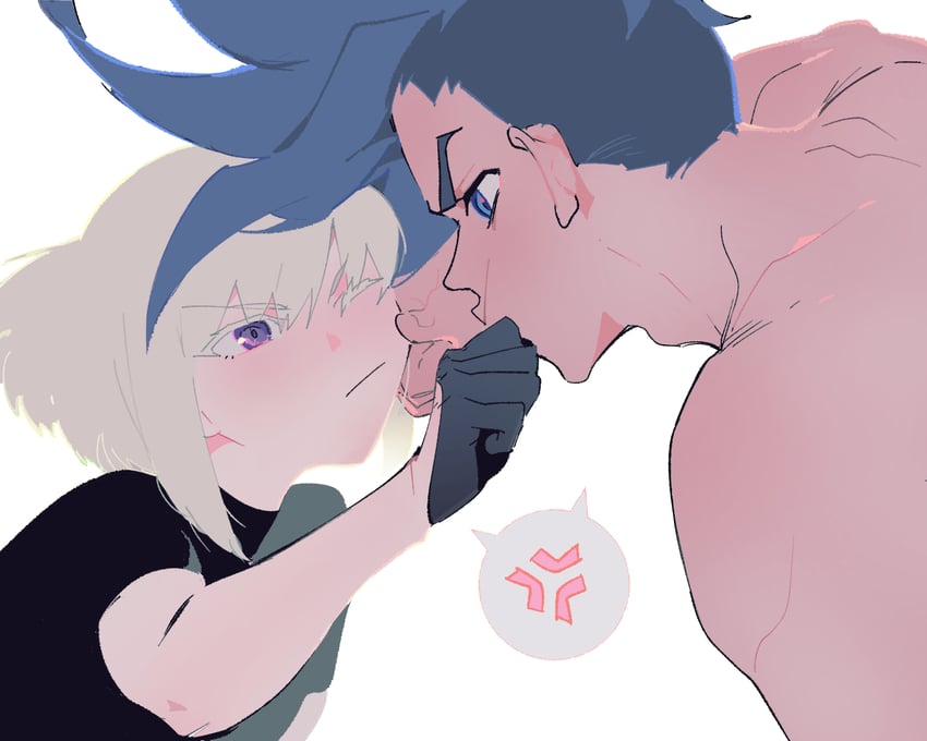 lio fotia and galo thymos (promare) drawn by km_(ksolee1201)