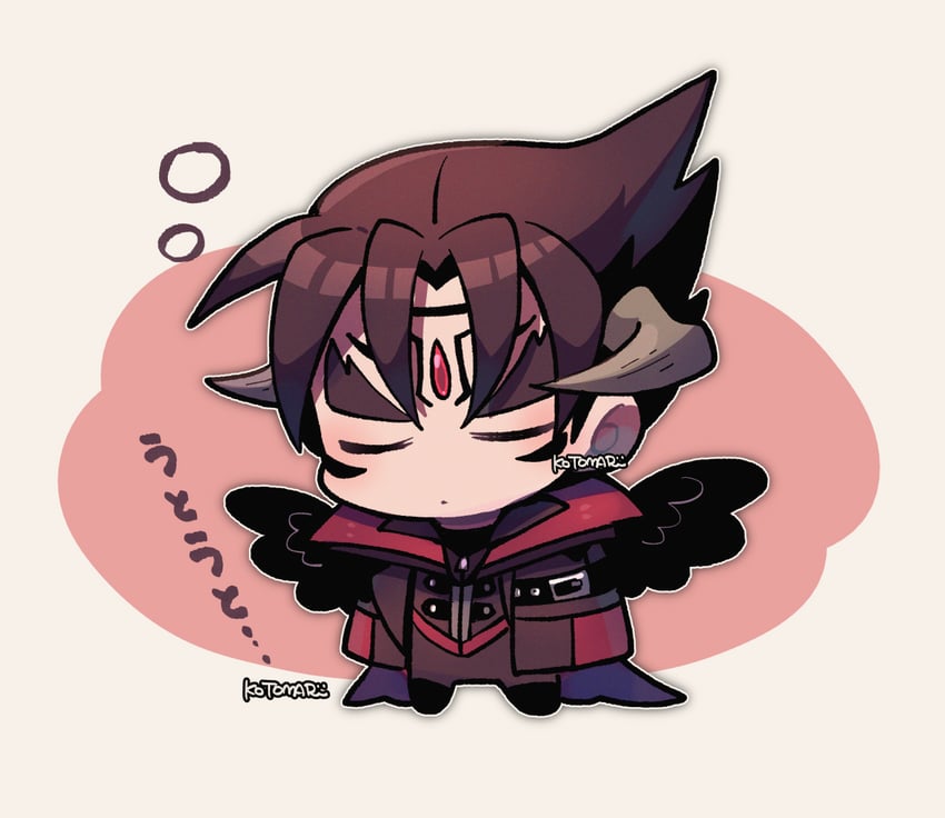 kazama jin and devil jin (tekken) drawn by kotorai