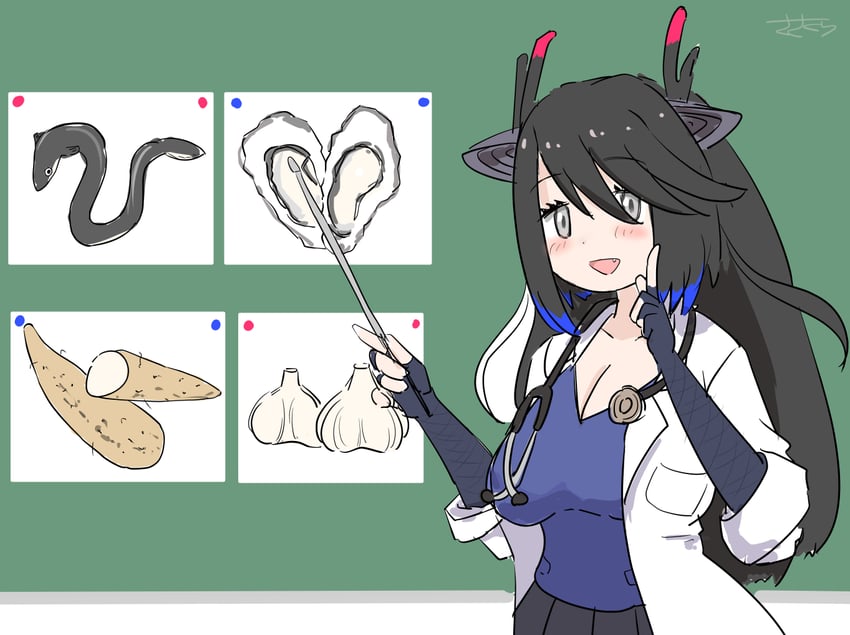 black dragon (kemono friends and 1 more) drawn by sasakura_(jgay7435)