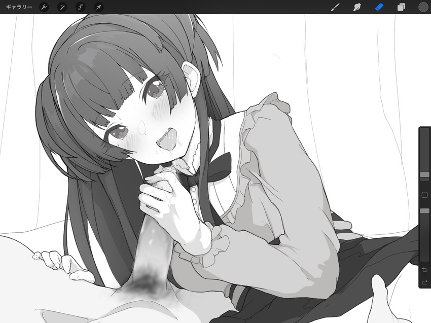 mayuzumi fuyuko (idolmaster and 1 more) drawn by misekai_555