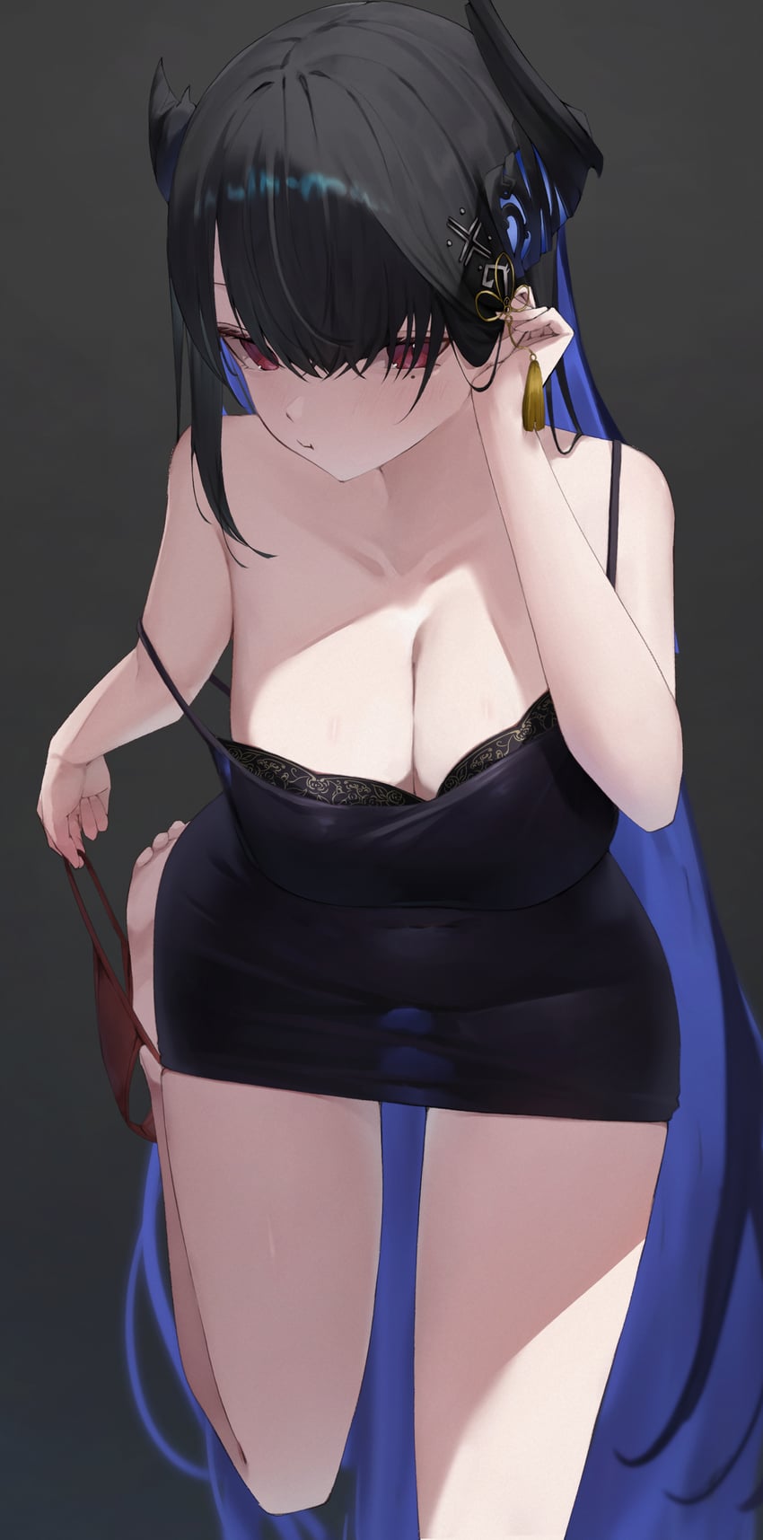 nerissa ravencroft (hololive and 1 more) drawn by sasa_ku86