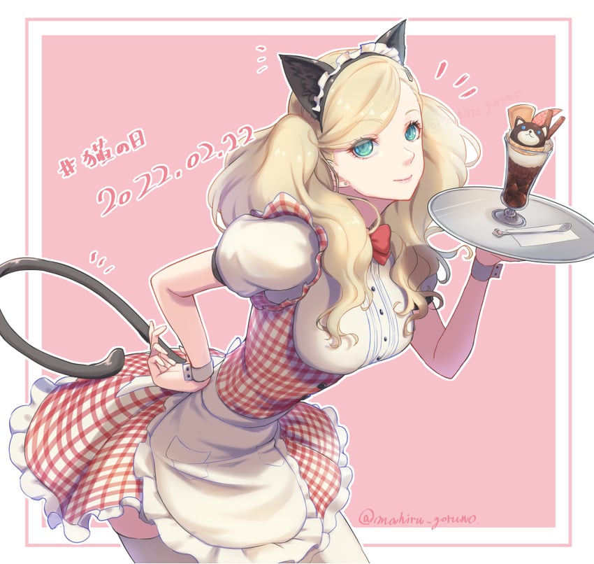 takamaki anne (persona and 1 more) drawn by yoruno_mahiru