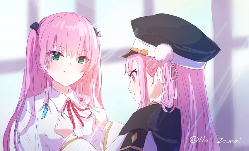 aikawa megumi and kunimi tama (heaven burns red) drawn by kurauchi_naya