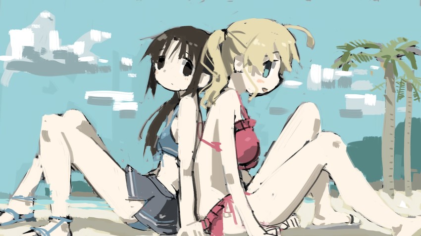 chito and yuuri (shoujo shuumatsu ryokou) drawn by tsukumizu_yuu