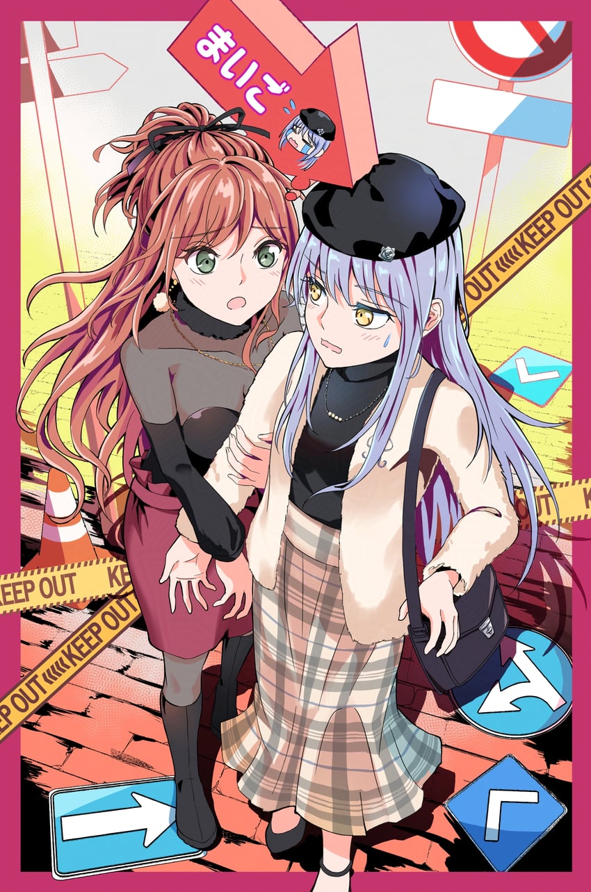 imai lisa and minato yukina (bang dream!) drawn by shih_lion