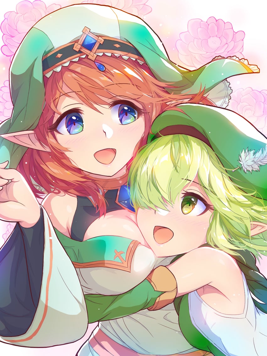 misato and aoi (princess connect!) drawn by coba_(coba_xp)