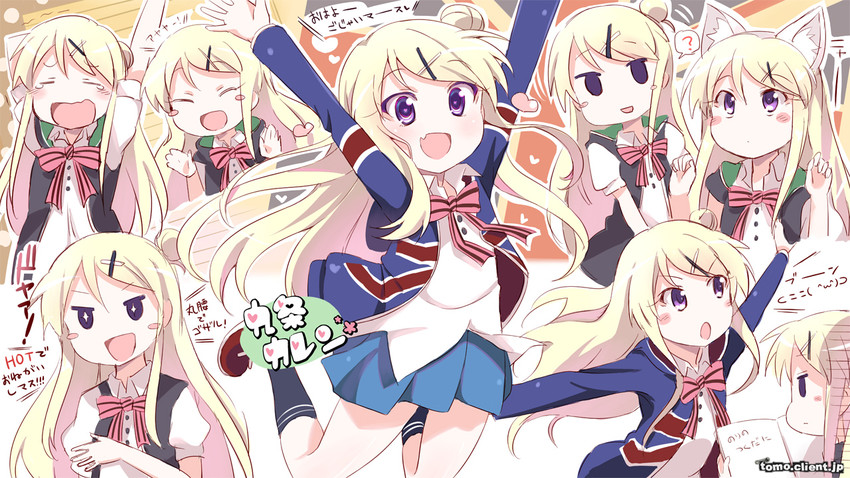 kujou karen (kin-iro mosaic) drawn by kitahara_tomoe_(kitahara_koubou)