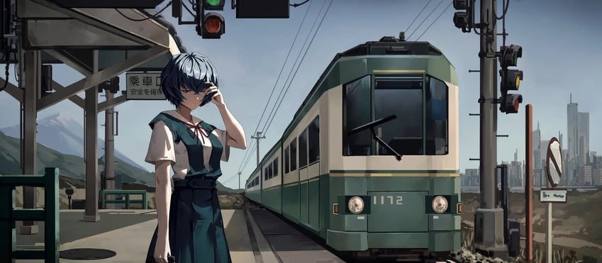 ayanami rei (neon genesis evangelion) drawn by a_kite_(akitee)