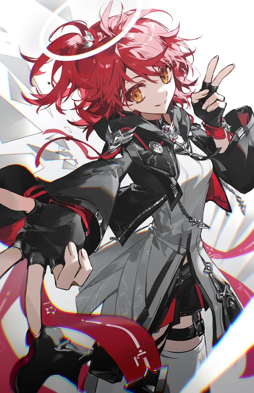 exusiai and exusiai the new covenant (arknights) drawn by libuqilai