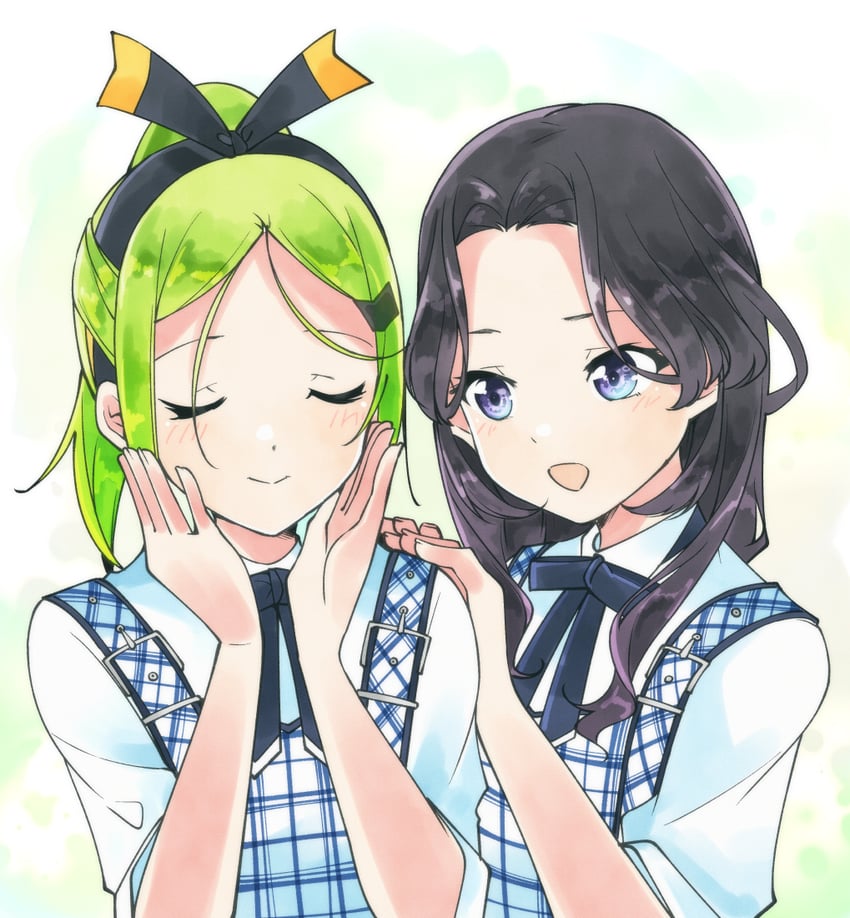 orihara sumika and kiryu touko (22/7) drawn by trefle_r