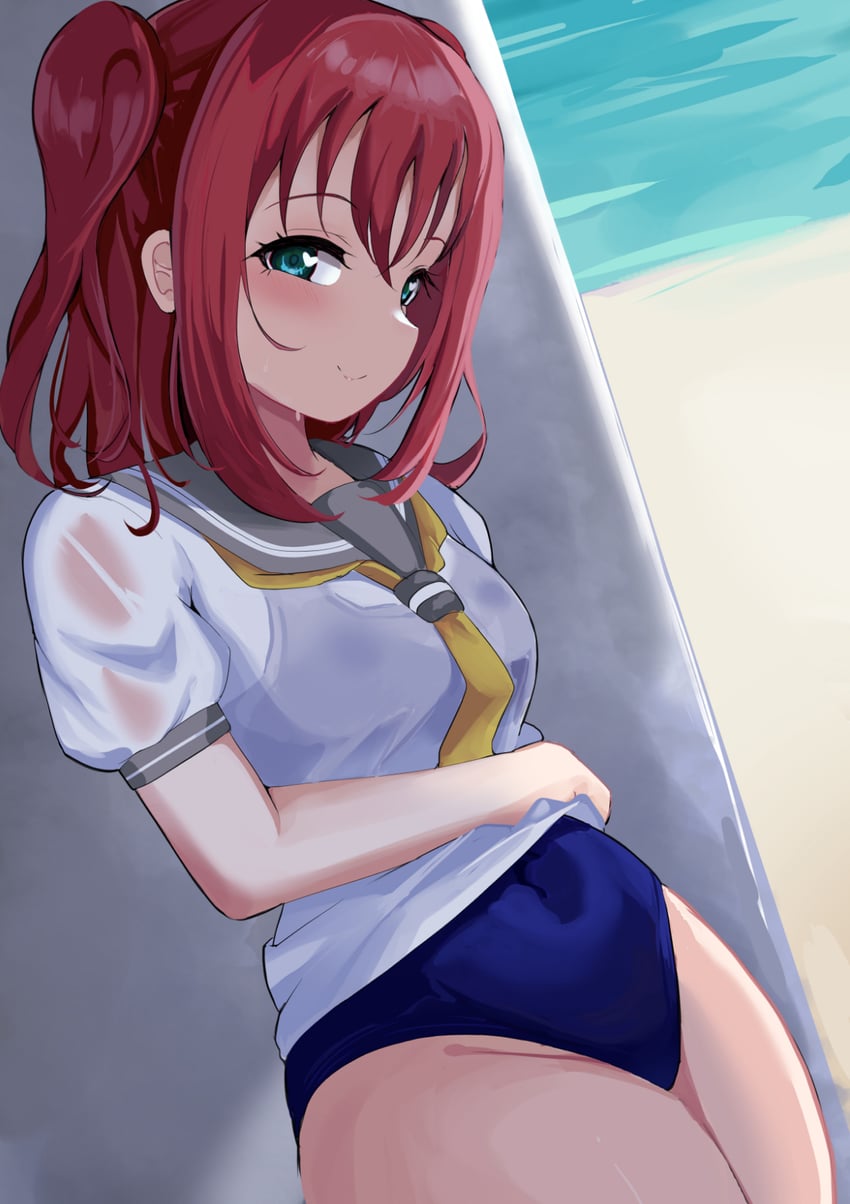 kurosawa ruby (love live! and 1 more) drawn by pisagi